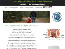 Tablet Screenshot of pilescure-treatment.com